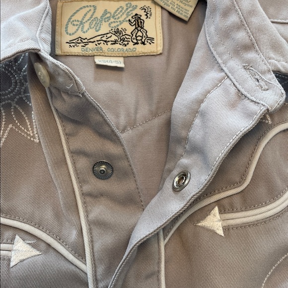 Kids Roper Western Shirt size 4/5 - Picture 7 of 7